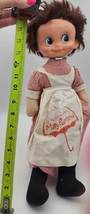 Muñeca Mary Poppins vintage de 16 pulgadas con soporte para muñecas 1968 hecha a mano sin capó - Imagen 1 de 4