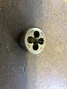 M8 X 1,0 X 1 ZOLL SCHNELLARBEITSSTAHL LINKE HAND RUNDE VERSTELLBARE MATRIZE - Bild 1 von 1