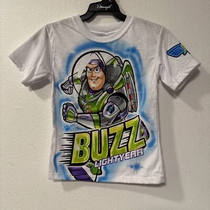 Disney Toy Story Boys Buzz Lightyear Shirt - Air Brushed Design size 5/6 - Picture 1 of 6