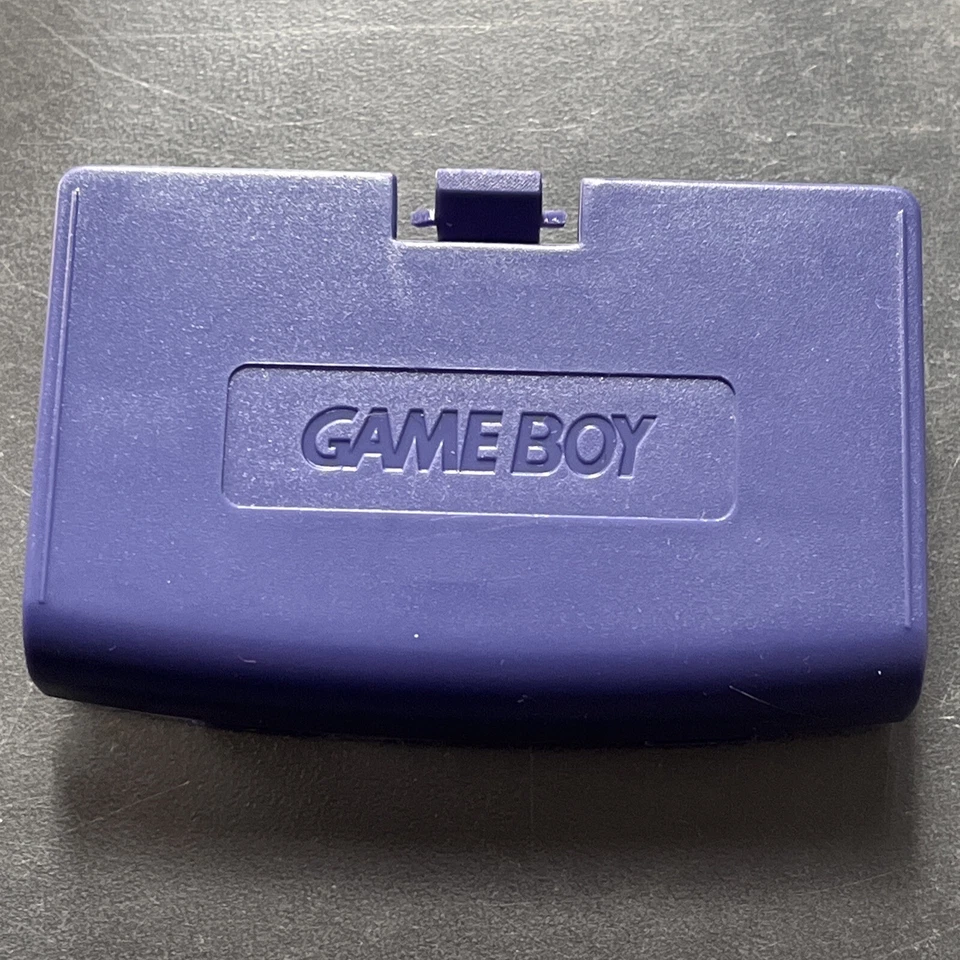 • Cache pile Clear GameBoy Advance Violet Bleu GBA • - Photo 1/2