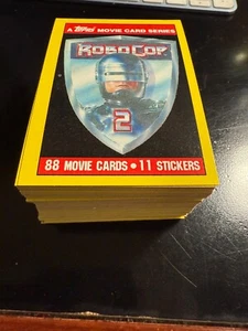 1990 Topps Robocop 2 Movie Trading Cards Complete Set of 88 Cards NO STICKERS - Picture 1 of 1