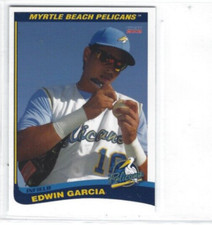 2012 Myrtle Beach Pelicans (Single-A Texas Rangers) Edwin Garcia