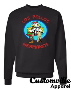 Los pollos Hermanos Sweatshirt Funny Breaking Bad Heisenberg Better Call Saul - Picture 1 of 6