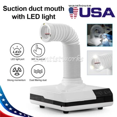 Aspiradora dental colector de polvo extractor pulido máquina de succión de polvo EE. UU. Foto 1 de 4