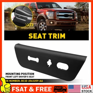 NEW For 11-16 Ford F-Super Duty Front Driver Seat Adjustment Bezel Trim Black A - Picture 1 of 15