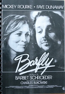 BARFLY Presseheft Bukowski Mickey Rourke Faye Dunaway Alice Krige Jack Nance - Imagen 1 de 1