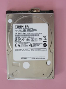 Toshiba 4 To 2,5" USB HDD MQ04UBB400 AZA AD02 JS0B0U sept 2023 VGH HDKFD28AZA01 - Photo 1/8