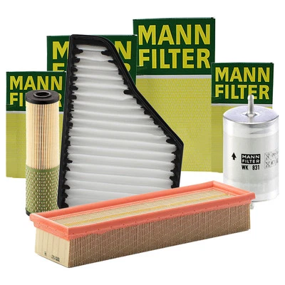 Kit de filtro de aceite de motor de combustible de cabina de aire Mann-Filter para Mercedes-Benz S600 Foto 1 de 2