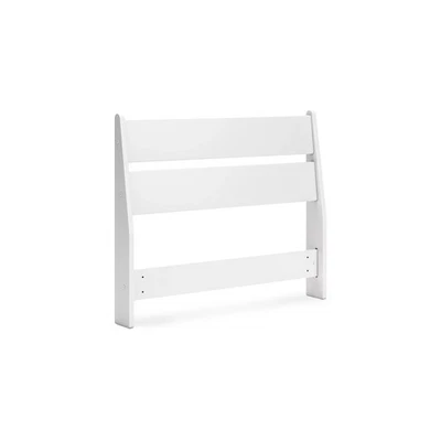 Signature Design by Ashley Socalle Twin Panel Headboard in Matte White Finish - Image 1 of 4