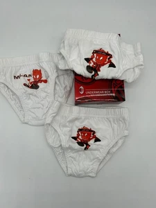 TRI-PACK 3 PEZZI SLIP BAMBINO COTONE 100% SICEM AC MILAN MI13504 - Foto 1 di 2