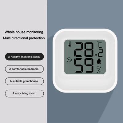 Display LCD Termometro Elettronico Mini Igrometro per Monitoraggio Preciso - Image 1 of 4