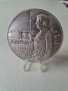 RDA Medalla 25 Años Ayudante de la Policía Popular - Imagen 1 de 2