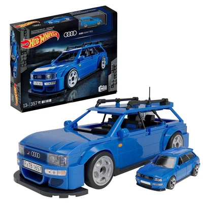 MEGA BLOKS Hot Wheels MEGA Audi Avant RS2 1:64 Modellauto NEU & OVP