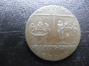 T216b Middlesex, Salter's Hatmakers Charing Cross Halfpenny Medaille 1795 - Bild 1 von 3