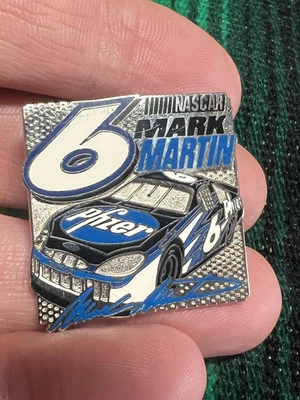 MARK MARTIN #6 Pfizer Ford NASCAR RACING TEAM PIN ROUSH FENWAY RACING Vintage - Image 1 of 2