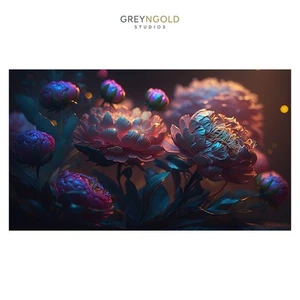 Abstract Flower Art Poster Wall Art Print pick size A4/A3/A2/90x60cm - Picture 1 of 1