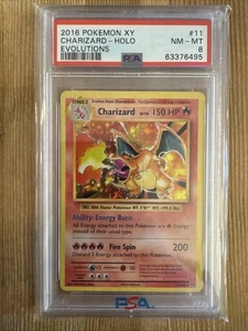 Pokémon TCG Charizard XY Evolutions 11/108 Holo Holo Rare PSA 8 - Picture 1 of 2