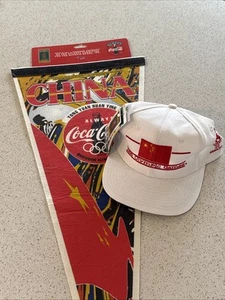 De colección 1996 Juegos Olímpicos Atlanta The Game China Snapback Gorra Sombrero - Coca-Cola - Imagen 1 de 7