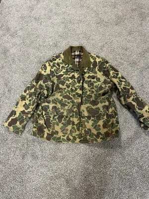 Vintage Red Head Duck Camo Hunting Jacket Mens Large Camouflage Shooting 70s 80s - Image 1 of 4