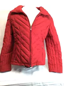Nine West Youth Separates Red Zip Up Puffer Jacket 3 Pocket Coat Size XXL - Picture 1 of 20