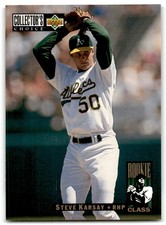 1994 COLLECTOR'S CHOICE ROOKIE CLASS STEVE KARSAY OAKLAND ATHLETICS #13