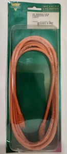 NUEVO Cables Ilimitados 10FT Cat6 500MHz Crossover UTP Cable Naranja - Imagen 1 de 2