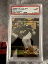 Rickey Henderson 1995 Select Certified Mirror Gold Psa 8