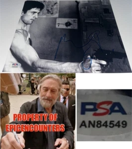 RARE! ROBERT DE NIRO SIGNED "TAXI DRIVER" 8X10 PHOTO W/PROOF & PSA/DNA # AN84549 - Picture 1 of 4