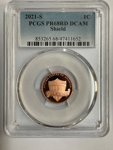 2021 S LINCOLN CENT 1C PCGS PR68RD DCAM Cover