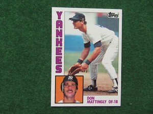 1984 Topps Don Mattingly #8 NM-MT or Better Set Break High Grade HOF Possible