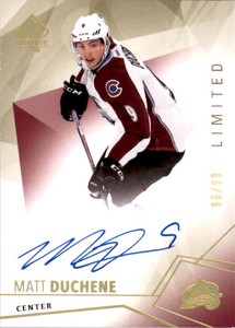 2015-16 SP Authentic Limited Autographs #17 Matt Duchene Auto /99