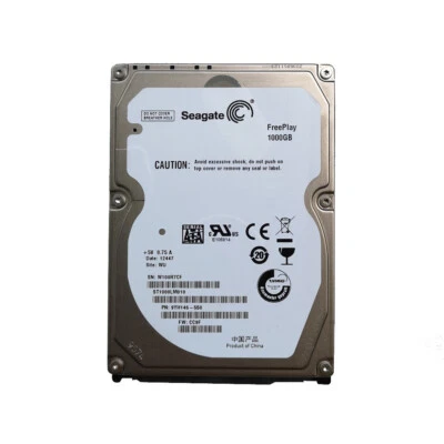 Seagate FreePlay 1000GB ST1000LM010 5400RPM SATA 2.5" Laptop HDD Hard Drive-15mm - Image 1 of 4