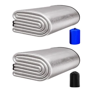 Aluminum Foil Camping Mat - Waterproof Sleeping Pad For Picnic & Hiking - Picture 1 of 15