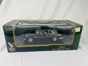 Modellino Alfa Romeo GTA 1:18 1965 pressofuso strada firma collezione Deluxe NERO - Foto 1 di 13