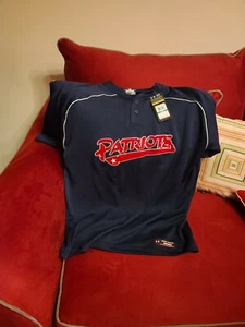 New Mens Under Armour HeatGear Baseball Jersey Navy Size Large MSRP $49 - Picture 1 of 7