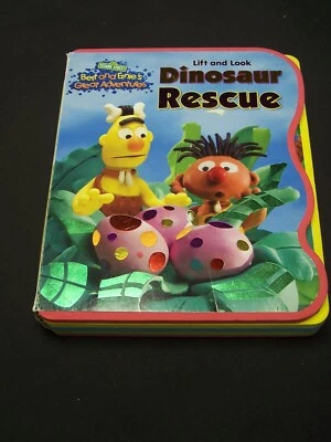 BERT & ERNIE'S LIFT & LOOK DINOSAUR RESCUE PUZZLE BOOK BY SOFTPLAY SESAME STREET - Image 1 of 4