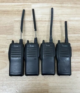 4x Icom IC-F11S 146-174 MHz Two Way Radio Walkie Talkies Working - Picture 1 of 7