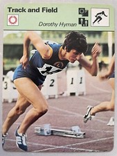 1978 Sportscaster Track and Field Card                       Dorothy Hyman