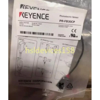 New 1PC Keyence PR-FB30CP Photoelectric Sensor Switch PRFB30CP Free Shipping - Image 1 of 2