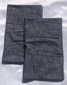 Set of TWO Beddy's Shams 26 x 20 Grey Black white - Picture 1 of 7