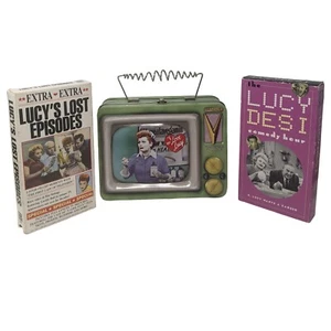 Vintage I Love Lucy Lunchbox and Two VHS Tapes Set #577 - Imagen 1 de 17