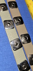 2 Vintage Genuine Leather Belts Studded Womens SZ L  - Picture 1 of 15