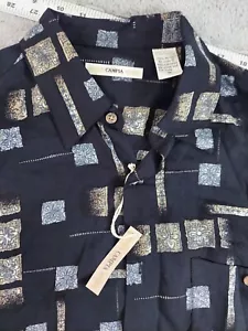 Mens Campia Black Shirt - Picture 1 of 8