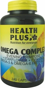 ⭐️✅HEALTH PLUS OMEGA COMPLEX OMEGA-3 & OMEGA-6 SUPPLEMENT 240 CAPSULES✅️⭐ - Picture 1 of 4
