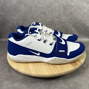 Scarpe tacchetti calcio Nike Alpha Menace Turf basse da uomo 13,5 blu BV3997-101 - Foto 1 di 8