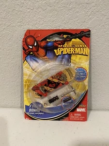 2010 Imperial Spider Sense SPIDERMAN Finger Board Skateboard w/Tools Marvel NEW - Picture 1 of 10