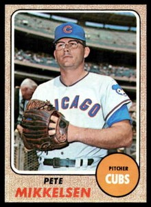 1968 Topps #516 Pete Mikkelsen High# Chicago Cubs NM-MT