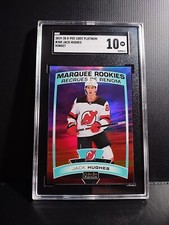 Jack Hughes 2019-20 O-Pee-Chee Platinum Sunset Rookie SGC 10 #200