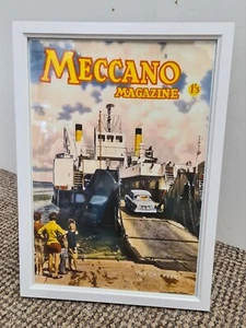 Ferry Meccano, Toys, île de Wight. Affiche Art Encadrée A4 repro - Photo 1/1