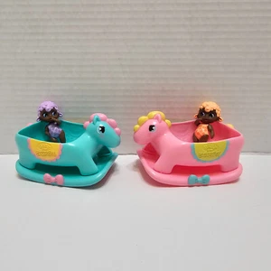 2 Baby Born Mini Suprise Doll With Rocking Horse And Dolls - Zapf - MGA - Picture 1 of 5